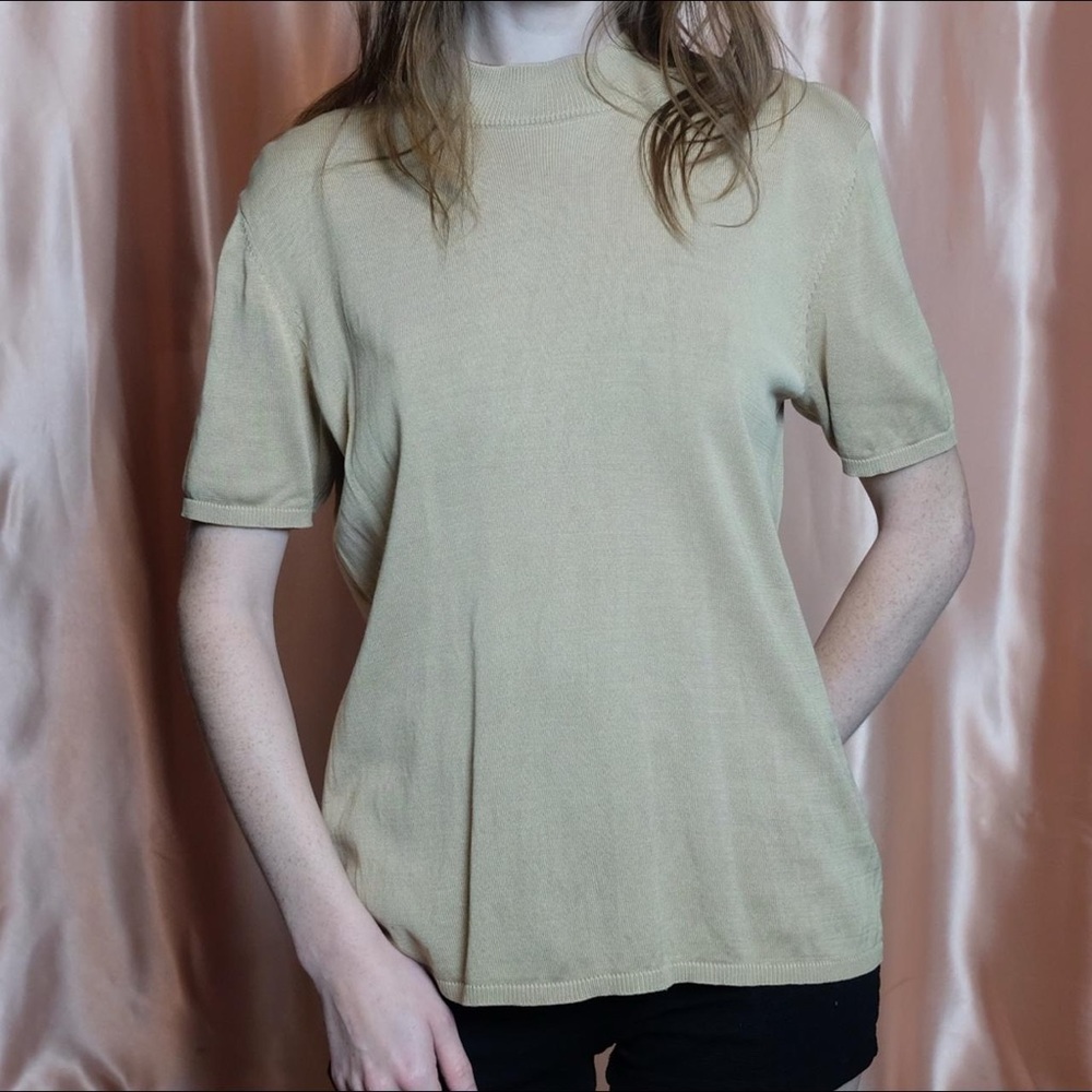 Vintage silk knit top